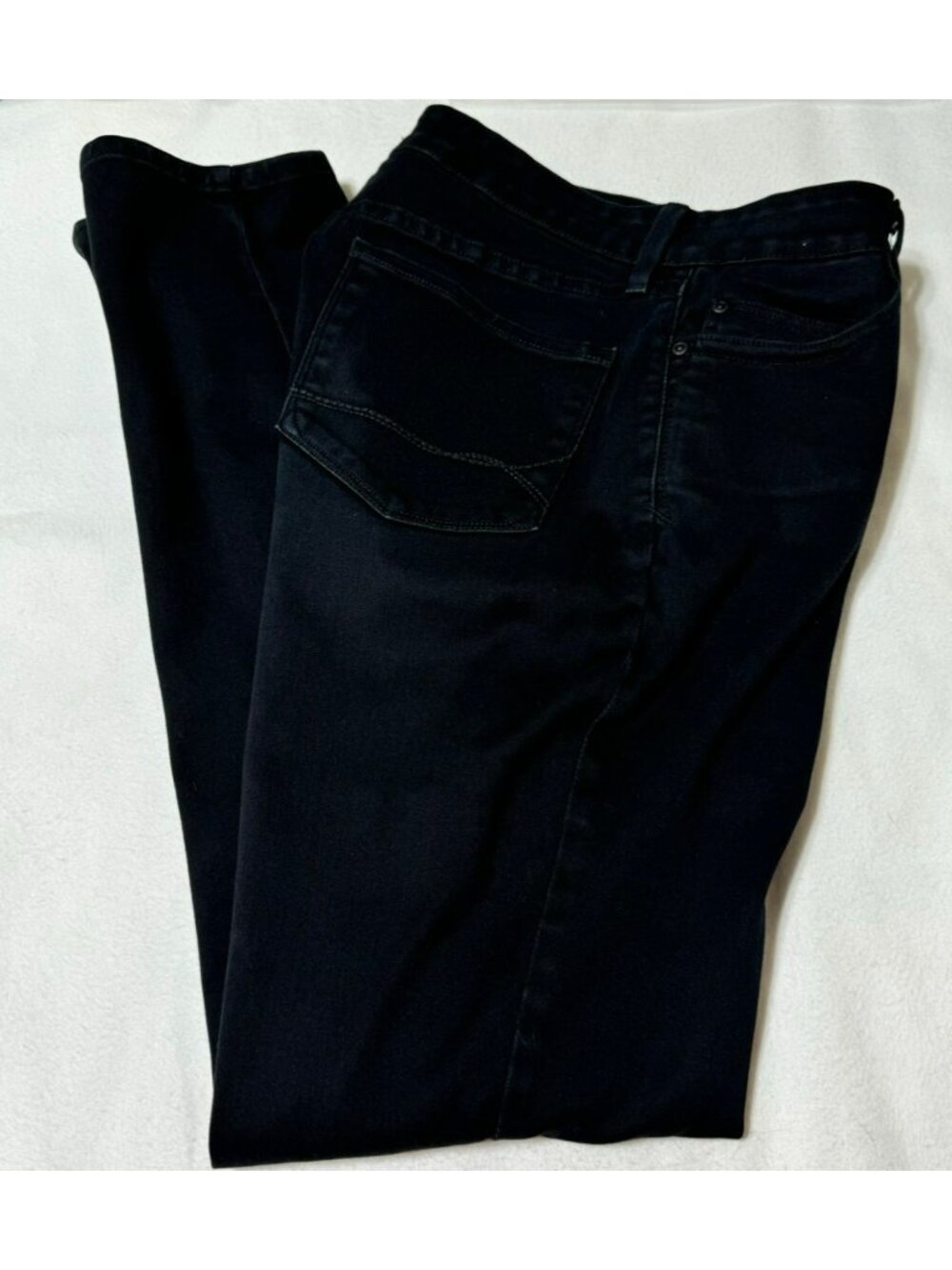 NYDJ Black Denim Womens Leggings Size 8 Not Your Daughters Jeans